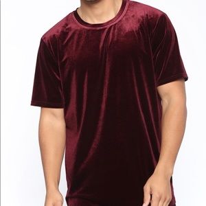 Dmitri Short Sleeve Tee - Burgundy